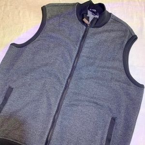 Mens Cremieux Classics Zip Front Sweater Vest Size XL